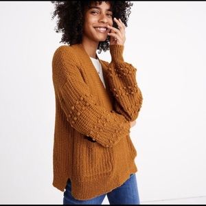Madewell Bobble Cardigan Sweater